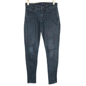 Levis 535 Legging Womens 3 Stretch Denim Jeans Dark Wash Blue